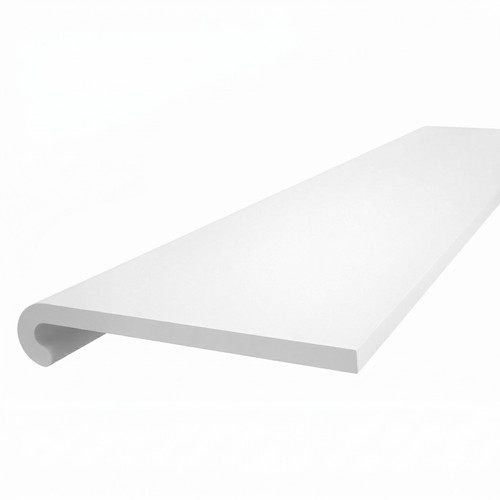 White upvc bullnose window - upvc,