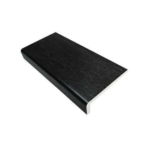 Black ash upvc window - upvc, sill